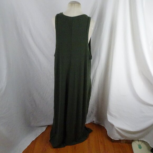 Torrid Women Green Long Tank Dress Size 4 - Picture 3 of 8